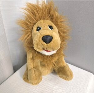 Vtg RBI Lester Lion Hand Puppet Plush Roars Pretend Play Stuffed Animal Toy